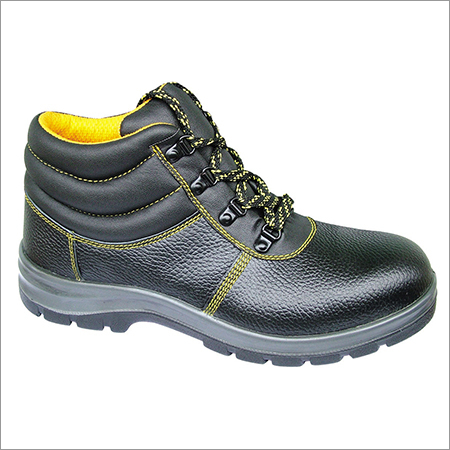 Split Emboss Leather Work Shoes