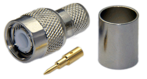 TNC male crimp connector for LMR 400 cable