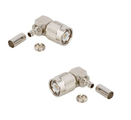 TNC male right angle crimp connector for LMR 300 cable