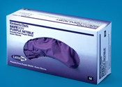 SAFESKIN Purple Nitrile Gloves 9.5 Length