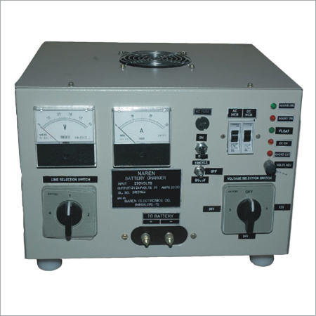 Industrial Battery Charger Input Voltage: 24 Ampere (A)