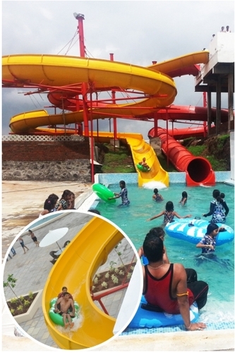Pvc Open Float Water Slide