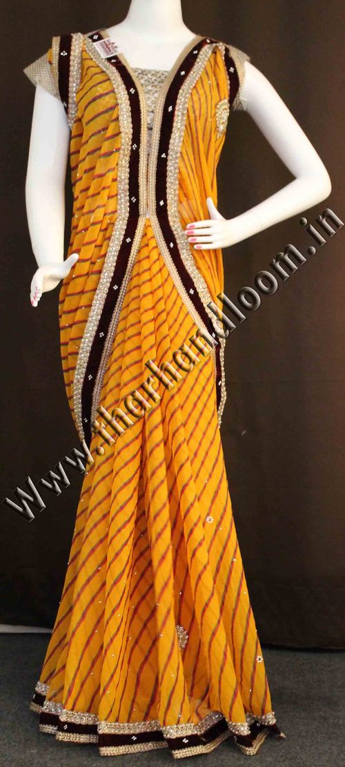 Wonderful orange saree