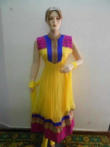 Yellow Anarkali Suit