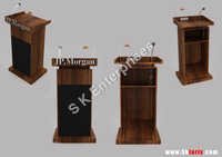 Wooden Speech Podium