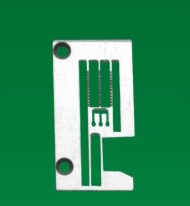 257053B56-257053B64-W561-05 - Steel 25x15mm, 2-Hole Needle Plate, Polished Finish, Precise Stitching, Durable Material, Easy Installation