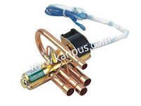 4 Way Reversing Valve - Max Pressure 3.0 Mpa, Voltage Ac220v | Durable Design, Heating/cooling, Refrigerant Control, Wide Compatibility