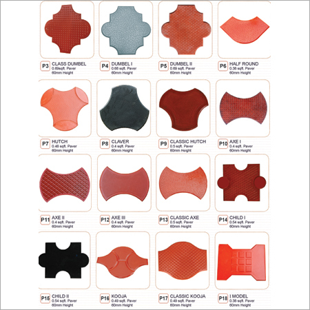 PVC Chequered Tiles Moulds