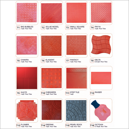 Synthetic Rubber Mould Tiles