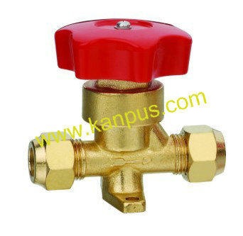 Refrigeration hand valve (shut off valve, check valve)