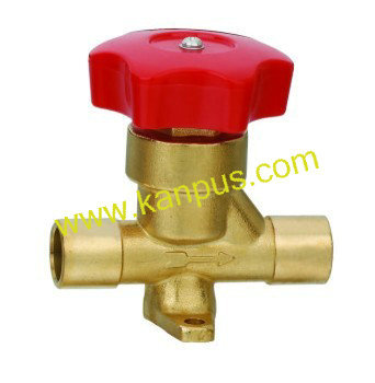 Solder type hand valve (shut off valve check valve HVAC/R valve)