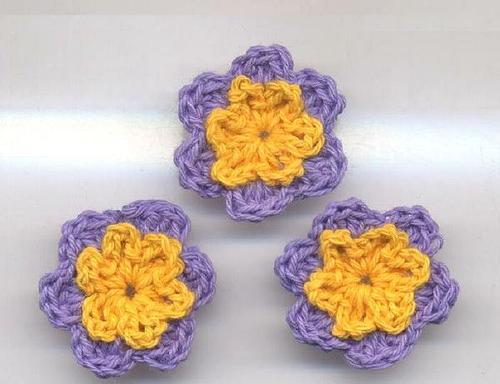 Crochet designer flowers