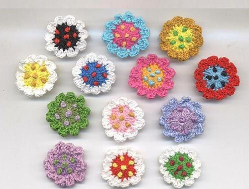 Decorative Crochet Handmade Flowers