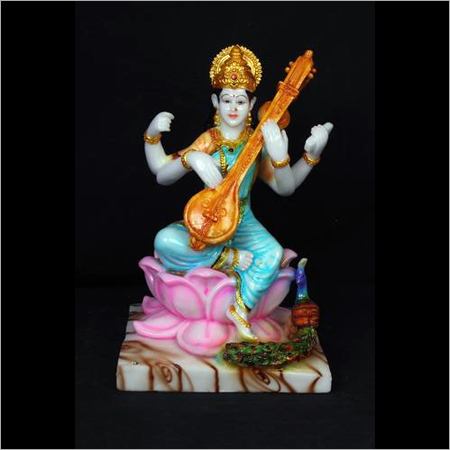 Polyresin Saraswati Statue