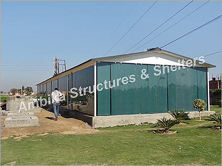 Glass House - Steel and Glass, Variable Dimensions, Green | Durable Structure, Easy Assembly, Weather Resistant, Modular Design, High Load Capacity