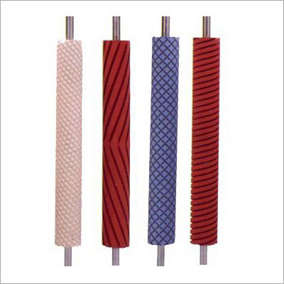 Grooved Rubber Roller