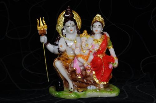 Polyresin Shiva Parvati Statue