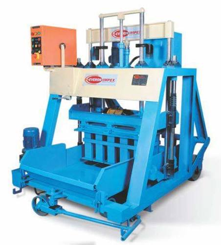 Semi Automatic Concrete Block Making Machine