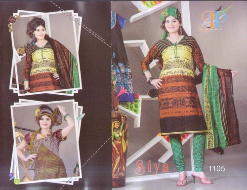 Printed Cotton Dress Material