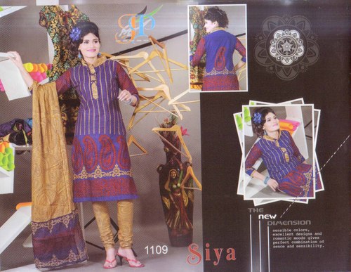 Print Dress Material
