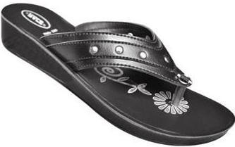 Ladies V Shape PU Slipper