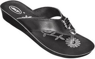 Ladies V Shape PU Slipper