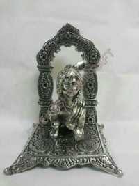Brass statues of Krishna