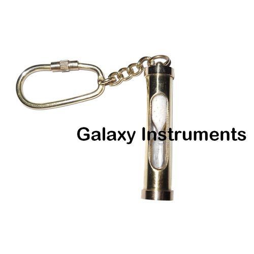 Brass Sand Timer Key Chain
