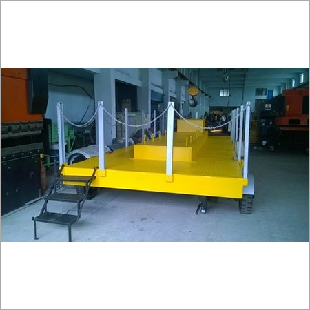 Steel Ic Engine Driven Multi Axle Transfer Trolley