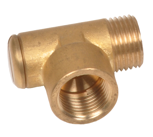 Brass Forging Body - Brass, 1/2"-2" NPT, Gold, 150 PSI | Durable, Corrosion Resistant, Precise Tee Fitting