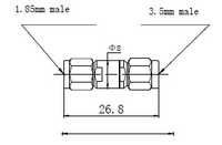1.85mm(f)-3.5mm(m) High Frequency Adaptor jointer