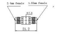 2.4mm(f)-1.85mm(f) Adaptor