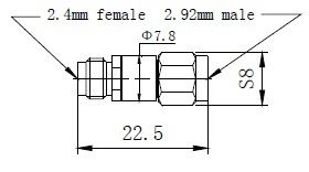 2.4mm(f)-2.92mm(m) Adaptor1