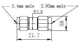 2.4mm(m)-2.92mm(m) Adaptor1