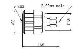 7mm-2.92mm(m) Connector