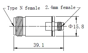 N(f)-2.4mm(f) Adaptor