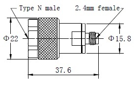 N(m)-2.4mm(f) Adaptor