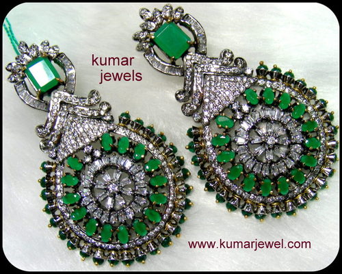 Green Antique Earring