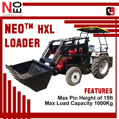 Heavy Duty Front End Loader - Color: Blue