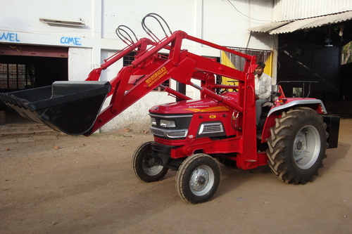 Red Front End Loader Attachment