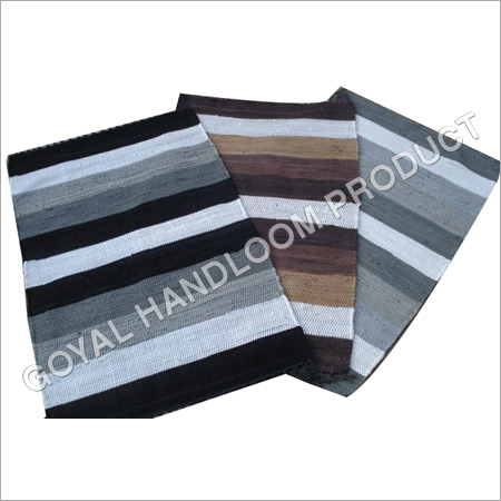 Stripe Chindi Rag Rugs