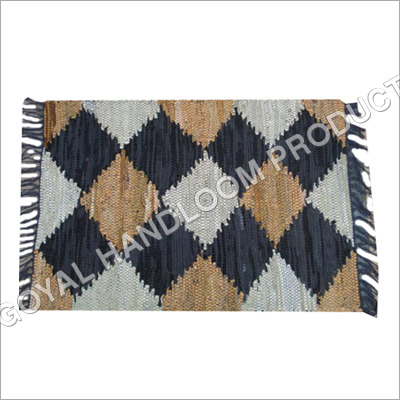 Diamond leather Rugs