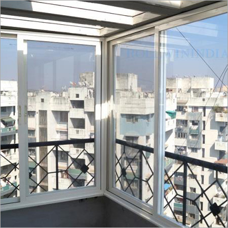 PVC Sliding Tinted Glass Window