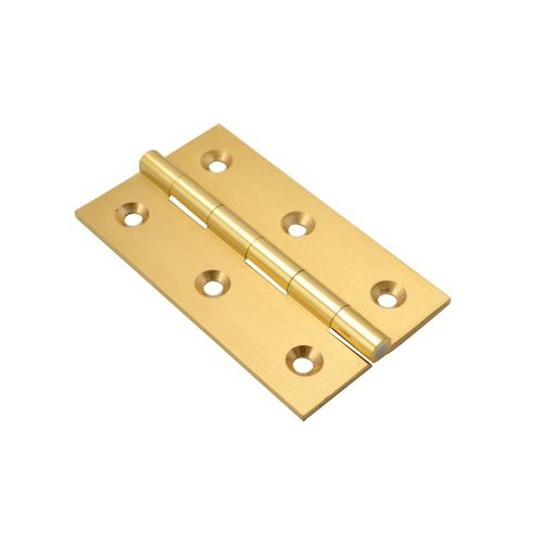 Brass But Hinges Satin Lacker