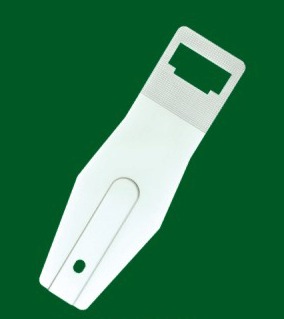JZ-15681 - Plastic, 10X3Cm, White | Two Cutouts, Easy Use, Durable Design, Lightweight, Compact Size, Versatile Tool