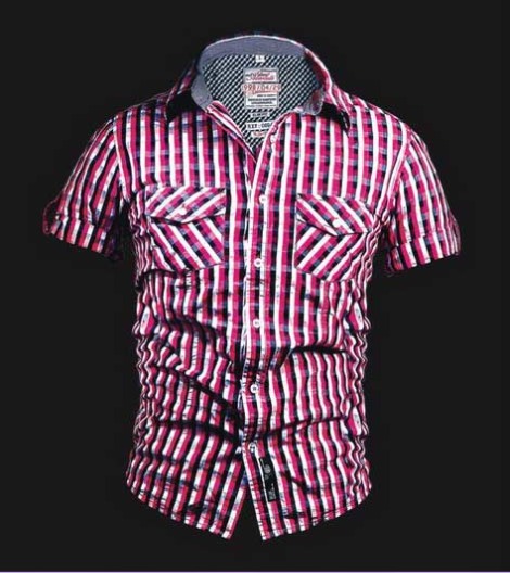 AFZ Shirts - Cotton Blend Burgundy, Button-Down Collar | Breathable Fabric, Stylish Design, Comfortable Fit