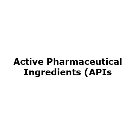 Active Pharmaceutical Ingredients (APIs)