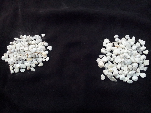 Quarries Stones - Stone Chips, Irregular Shape, White | Durable, Versatile, Aesthetic, Bulk Bag Packaging