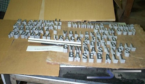 Alphabet Cutting services