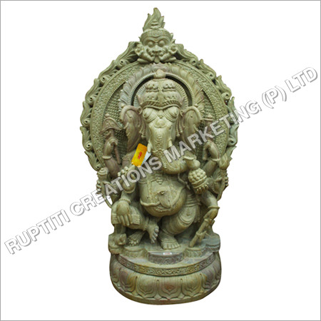 Stone Carving Decorative Ganesh